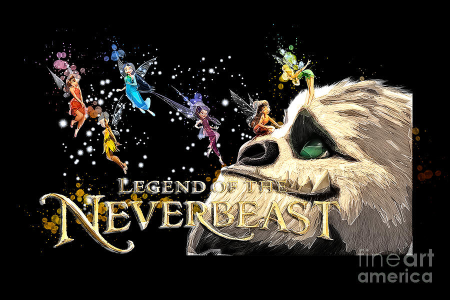 Mo4105 Tinker Bell And The Legend Of The Neverbeast Movie Low Poly Art