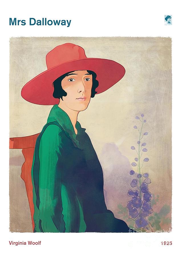 Mrs Dalloway Virginia Woolf Painting By Allen Roberts Fine Art America