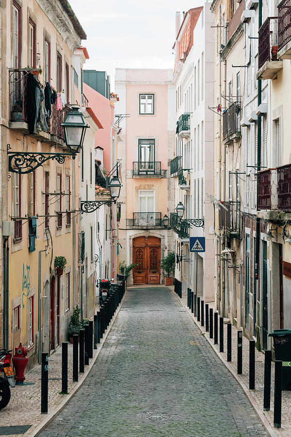 Narrow Bairro Alto Photograph By Jon Bilous Fine Art America