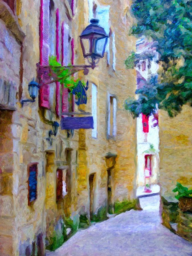 Provence Streets Painting By Martha Reilly Fine Art America