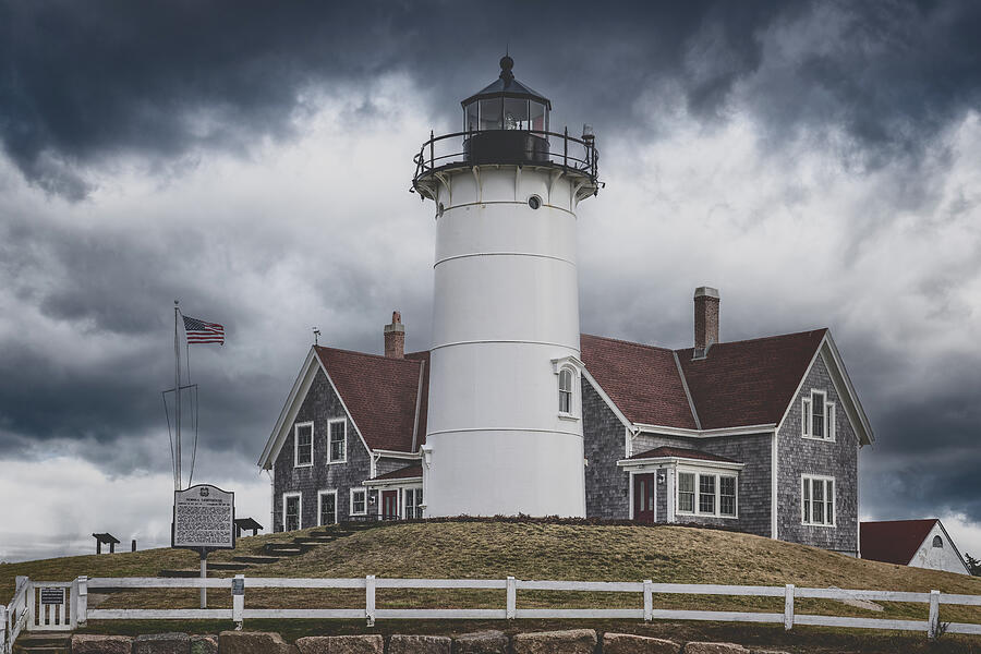 Nobska Lighthouse Storm Photograph By Darren White Fine Art America