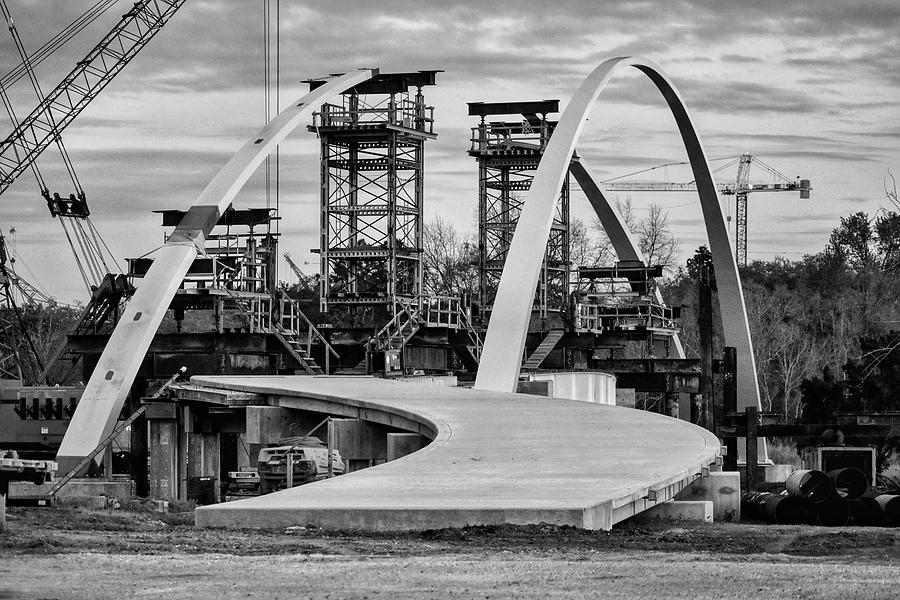 Noisette Creek Pedestrian Bridge Photograph By Robert Scott Kuhlkin