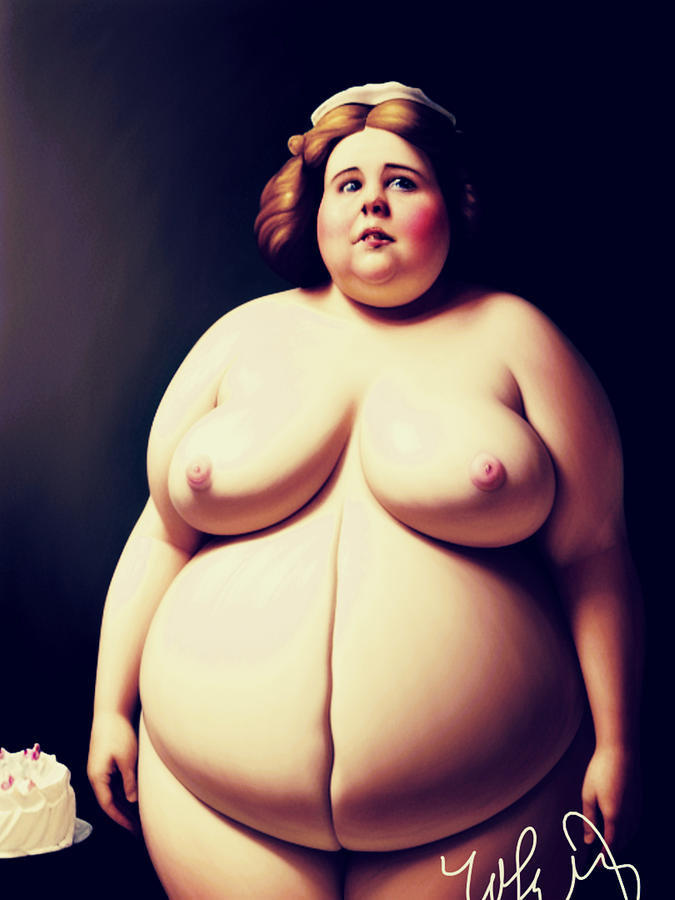 Non Traditional BBW Nude Digital Art By Whitney Ervin Fine Art America