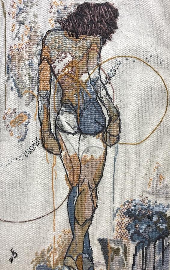 Nude Aesthetics PB NA 20 Tapestry Textile By Puja Bhakoo Fine Art