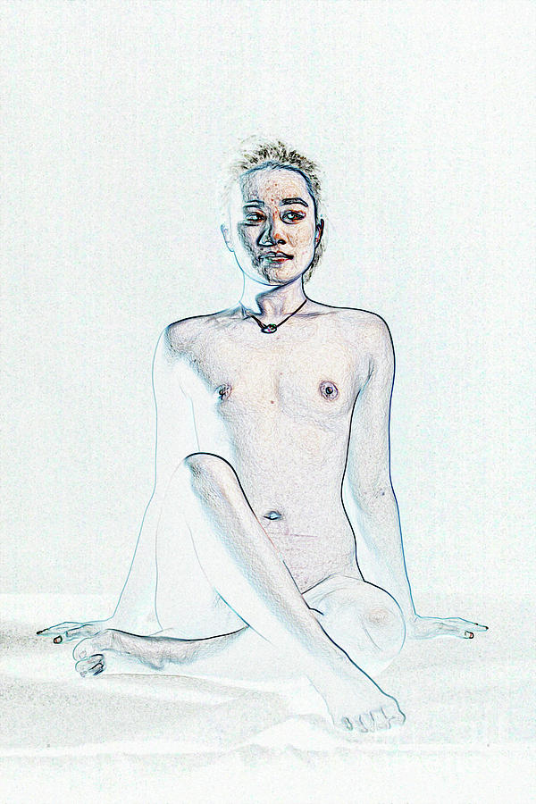 Nude Asian Vietnamese Girl Watercolor 2151 322 Photograph By Kendree