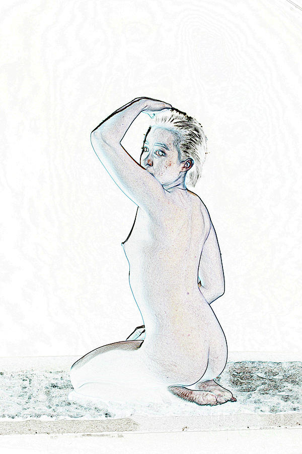 Nude Asian Vietnamese Girl Watercolor Photograph By Kendree