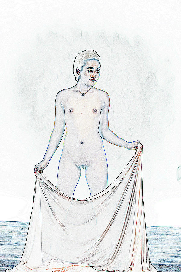 Nude Asian Vietnamese Girl Watercolor 2151 356 Photograph By Kendree Miller