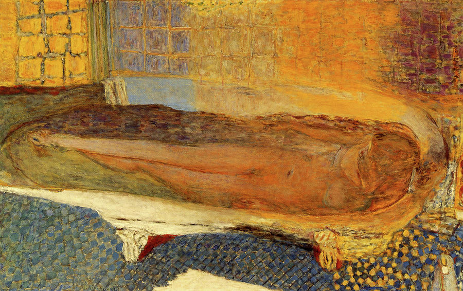 Nude In The Bath Painting By Pierre Bonnard Pixels