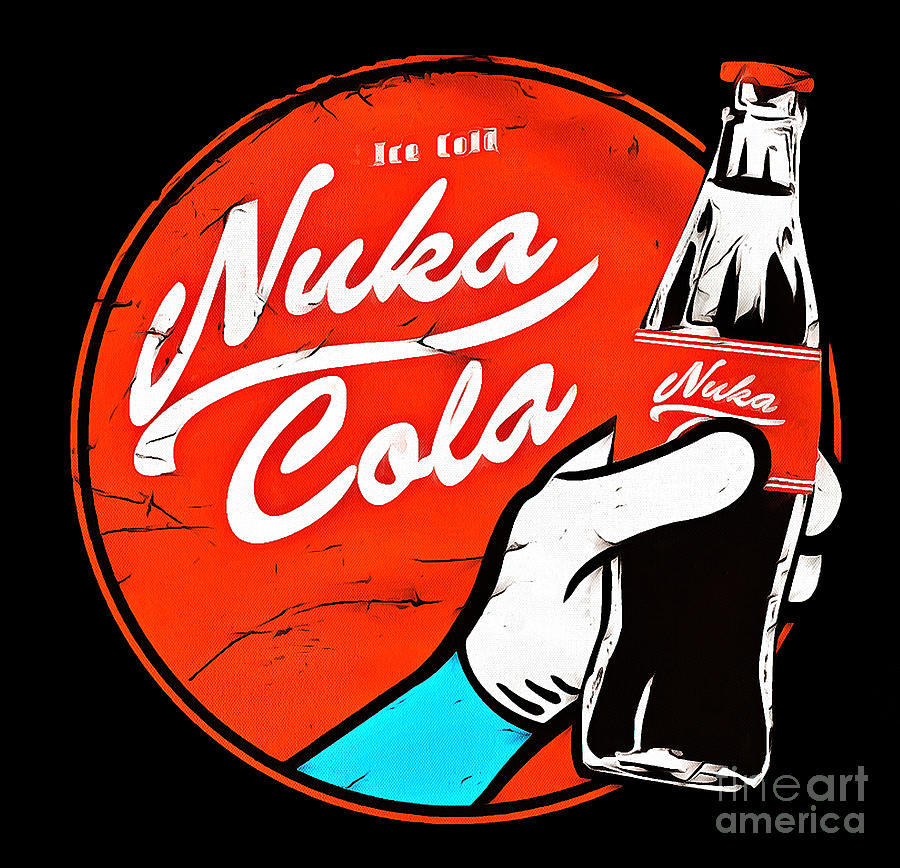 Nuka Cola Digital Art By Delores May