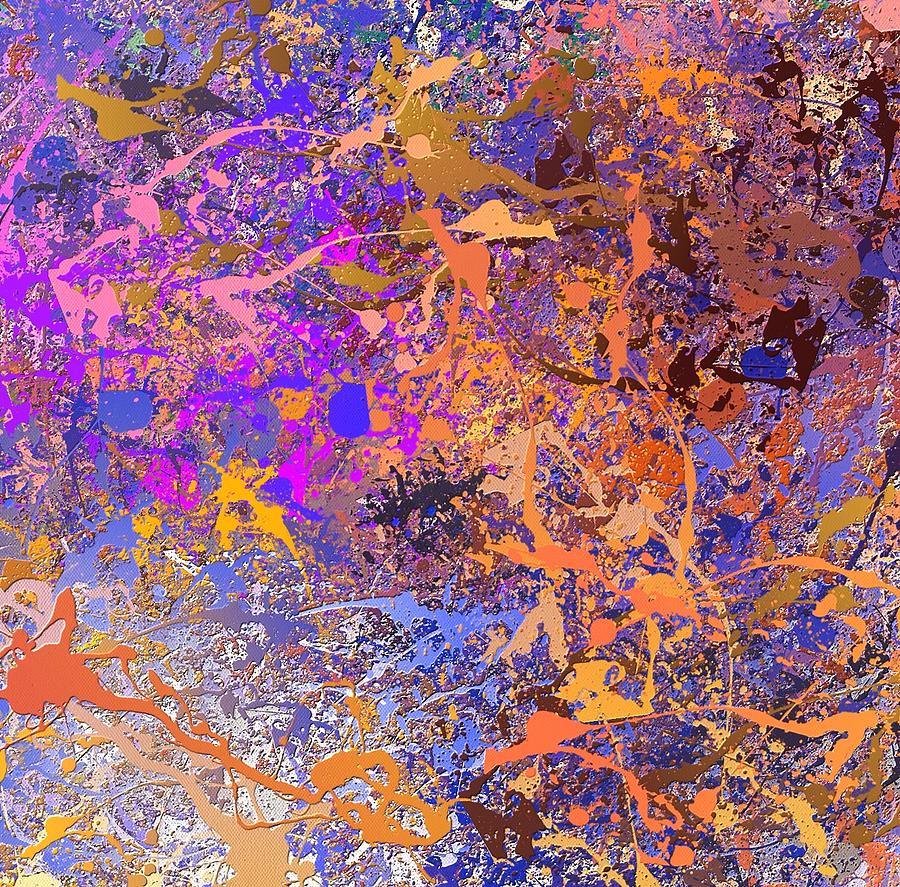 Paint Splatter Abstract Painting Digital Art By Bob Smerecki Fine