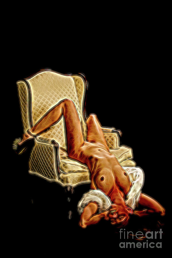 Painting Print Of Nude Model 703 1610 Photograph By Kendree Miller