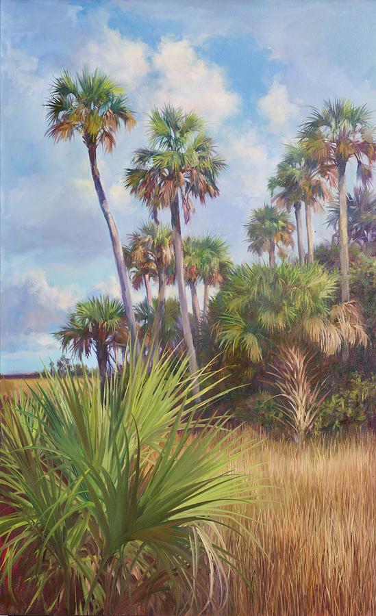 Palmtree Paradise Painting By Laurie Snow Hein Fine Art America