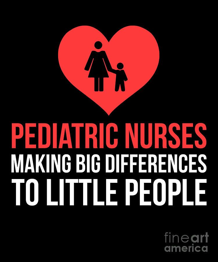 Pediatric Nurses Making A Big Difference Prints Drawing By Noirty