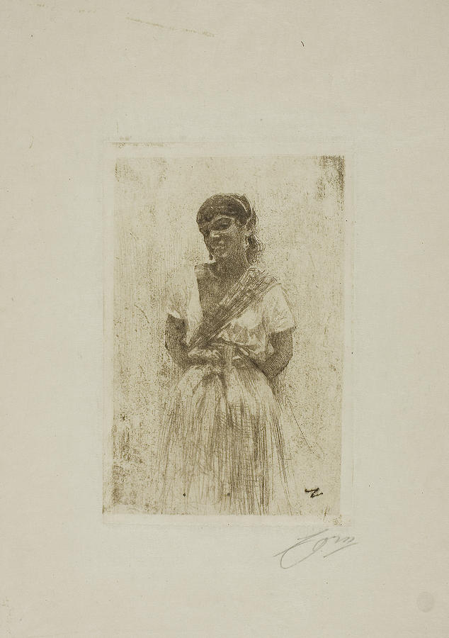 Pepita Painting By Anders Zorn Pixels