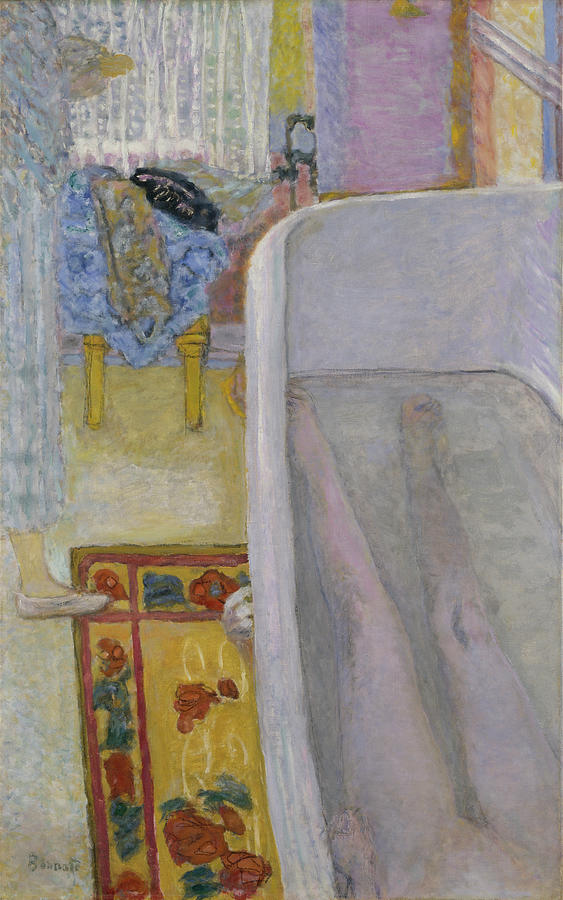 Pierre Bonnard Nude In The Bath Painting By Pierre Bonnard Pixels