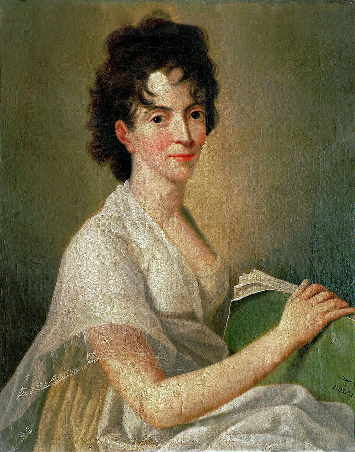 Portrait Of Constanze Mozart Painting By Hans Hansen Fine Art America