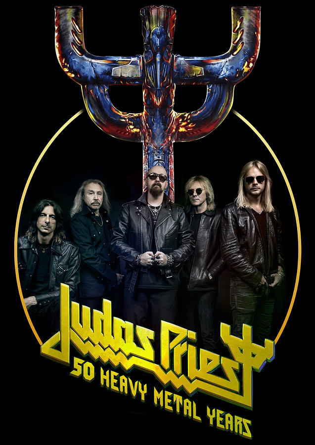 Poster Judas Priest Heavy Metal Years Fall Tour Ar Digital