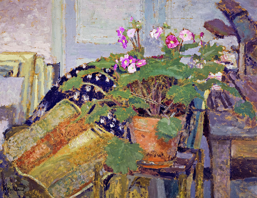 Pot Of Flowers 1900 1901 Painting By Edouard Vuillard Fine Art America