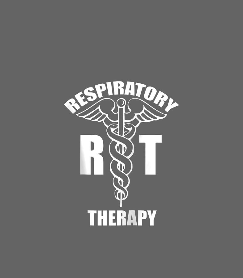 Respiratory Therapy Rt Therapist Rt Caduceus Medical Symbol Digital Art