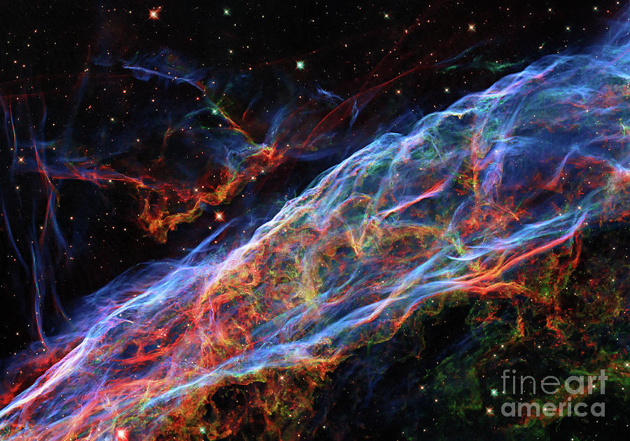 The Veil Nebula Photograph By Nicholas Burningham Fine Art America