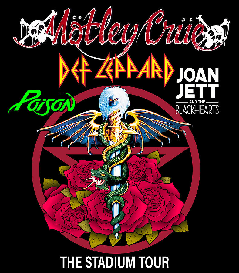 Rose Motley Crue Def Leppard Poison Joan Jett The Blackhearts The