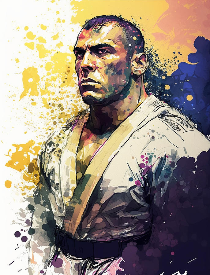 Royce Gracie Digital Art By Thuy Dinh Thi Fine Art America