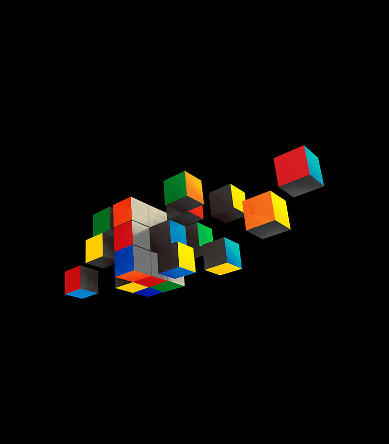 Rubik S Cube Abstract Digital Art By Rubik S Cube Abstract Pixels