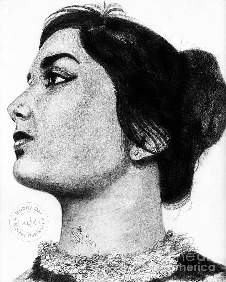 Sadhana Shivdasani Drawing By Bobby Dar Fine Art America