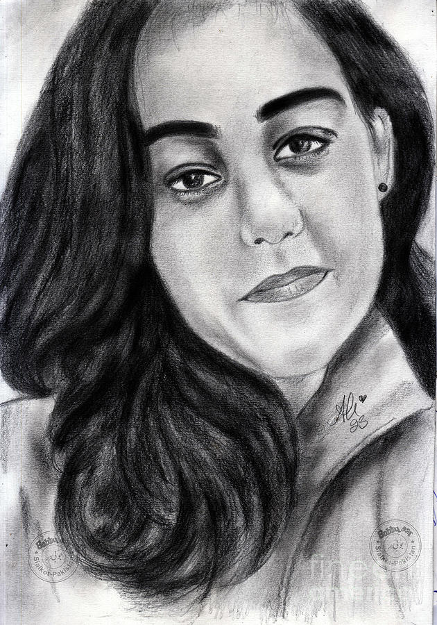 Saleha Drawing By Bobby Dar Fine Art America