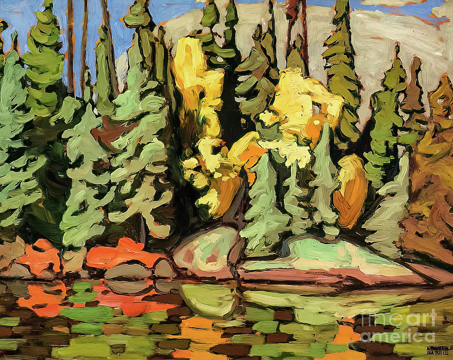 Sand Lake Algoma Ii By Lawren Harris Painting By Lawren Harris