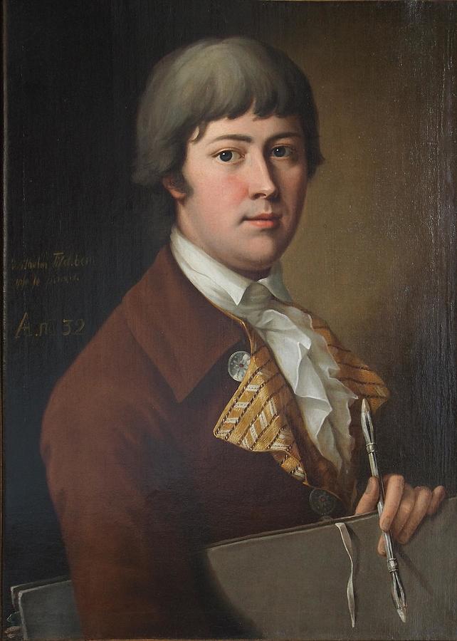 Self Portrait Painting By Johann Heinrich Wilhelm Tischbein