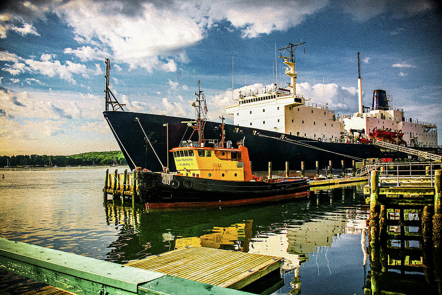 Ship At Dock Photograph By Patricia Betts Fine Art America