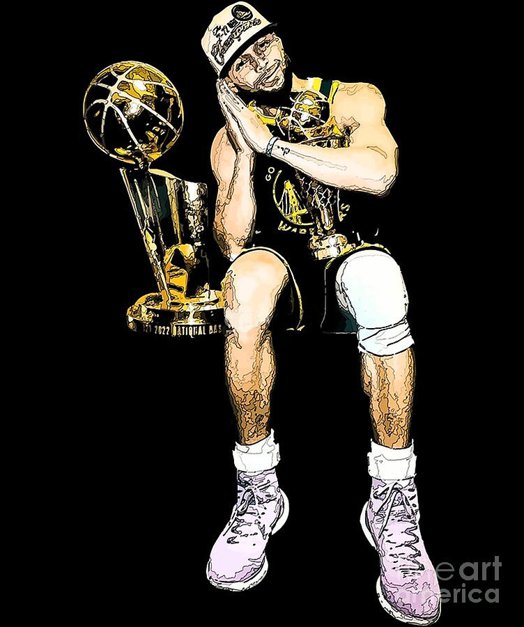 Steph Curry Celebration Digital Art By David Watson Pixels