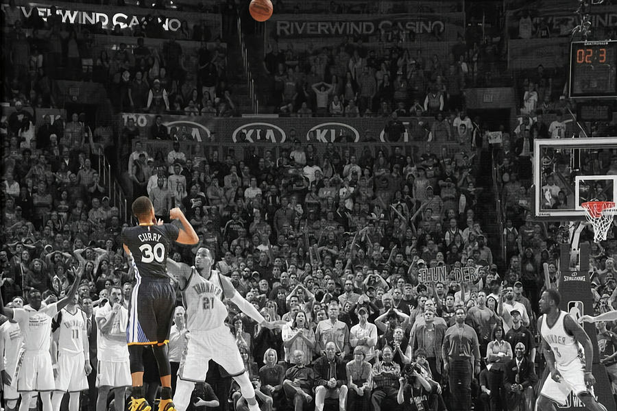 Stephen Curry Game Winner Vs Okc Poster Photograph By Stephen Curry