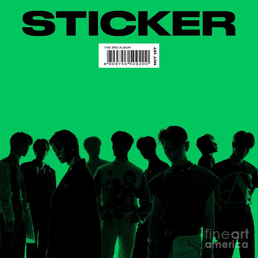 Sticker Studio Album By NCT 127 Art Print Drawing By Khiem Nguyen Duc