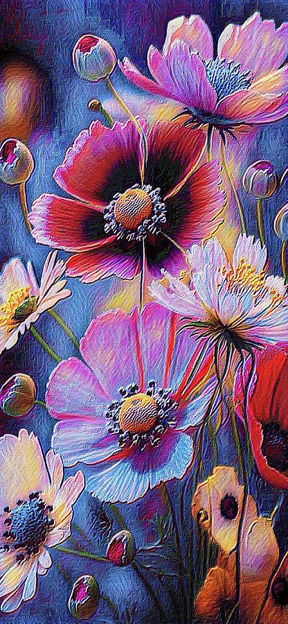 Summer Flowers Painting By Barry Patrick Fine Art America