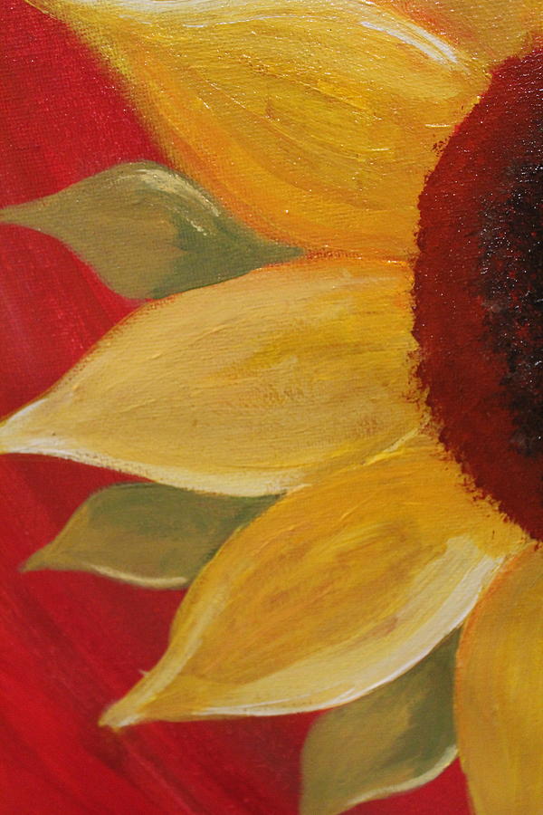 Sunflower Adoration Painting By Jennifer Sarzynski Pixels