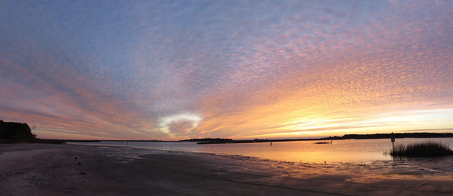 Sunrise In The Oyster Recycle Photograph By Terry Shoemaker Pixels