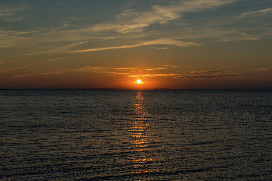 Sunset Reflection On Lake Ontario Photograph By Anthony George Visuals