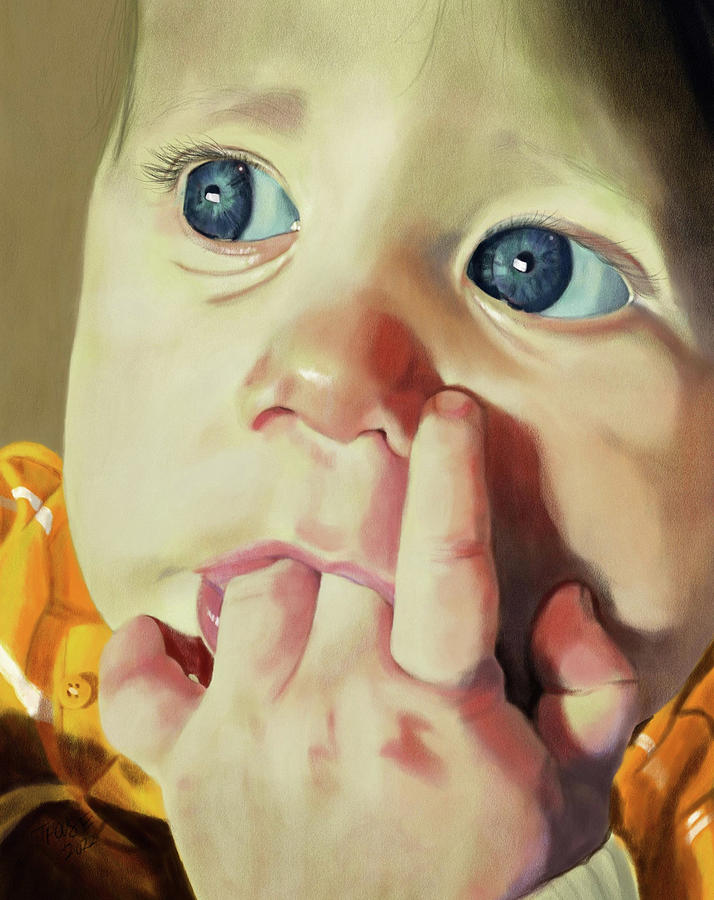 Sweet Baby Painting By Taphath Foose Fine Art America