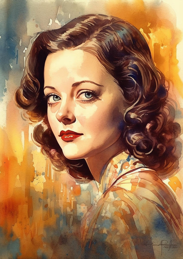 Sylvia Sidney Digital Art By Thuy Dinh Thi Fine Art America