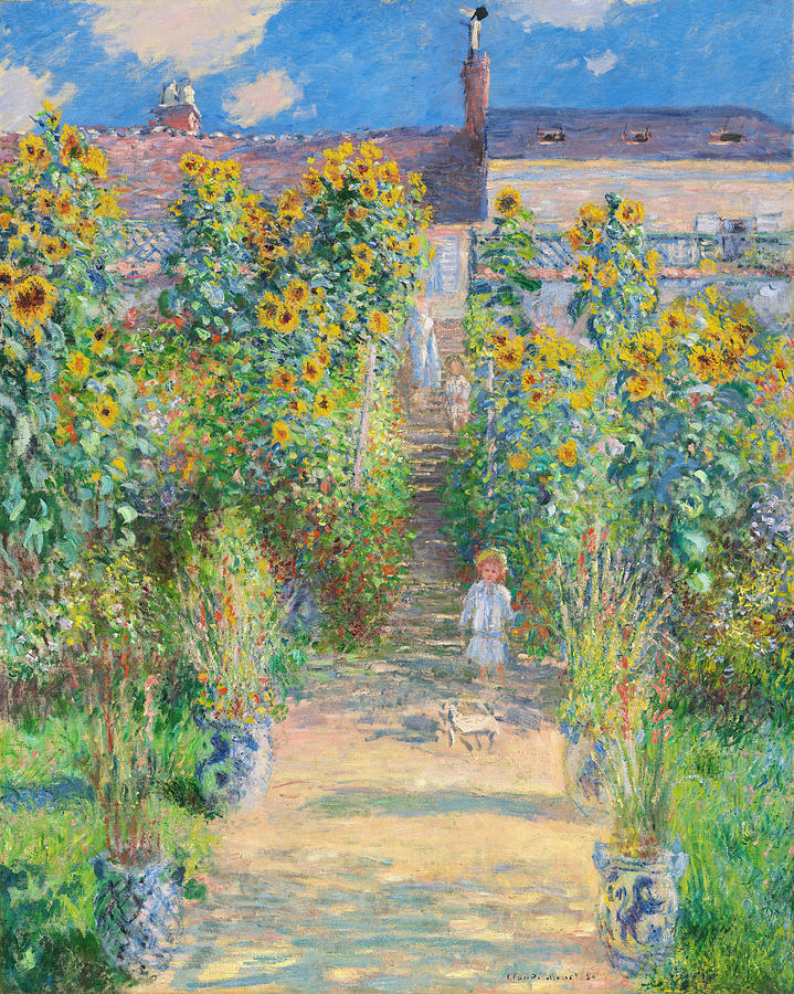 The Artist S Garden At V Theuil Painting By Claude Monet