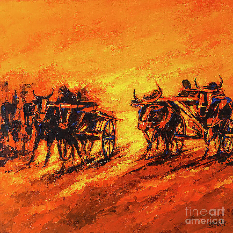 The Color Of Punjab Painting By Artist Gurdish Pannu Fine Art America