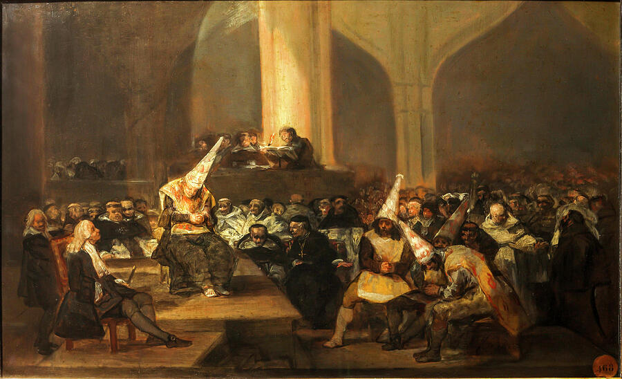 The Inquisition Tribunal Escena De Inquisicion Francisco De Goya