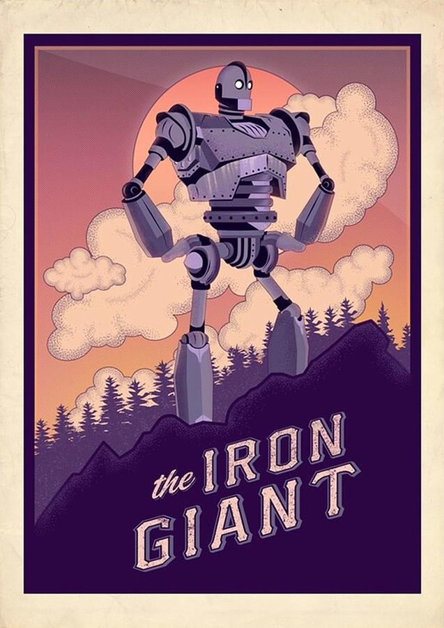 The Iron Giant Poster Digital Art By Joshua Williams Fine Art America