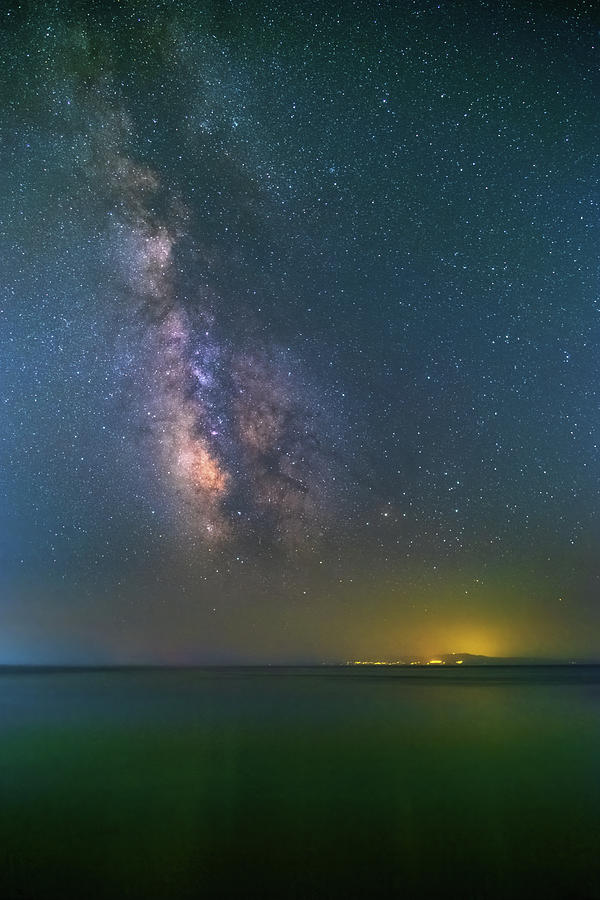 The Milky Way Over The Sea Photograph By Alexios Ntounas Pixels