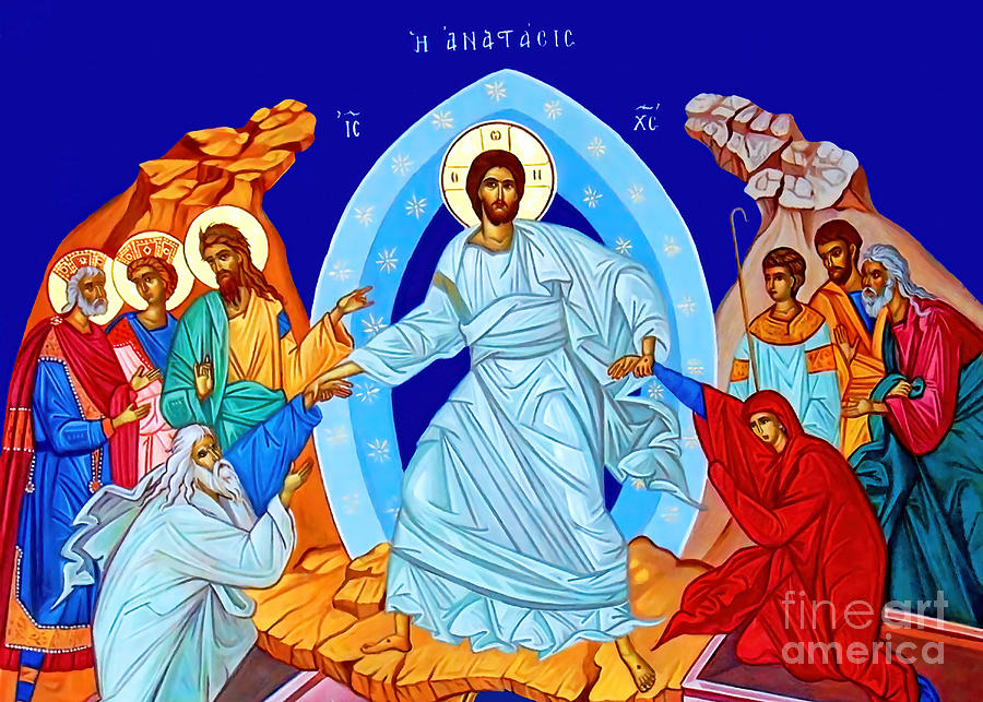 The Resurrection In Blue Photograph By Munir Alawi Pixels