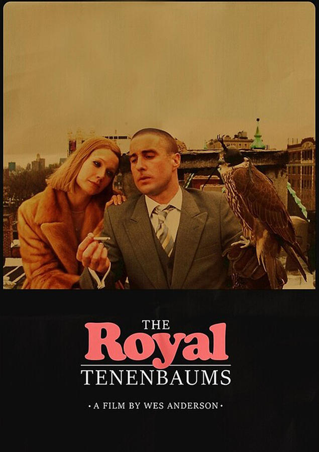 The Royal Tenenbaums Film By Wes Anderson Digital Art By Vivian Sample