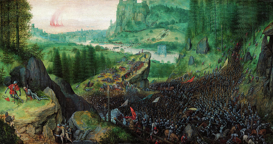 The Suicide Of Saul Painting By Pieter Bruegel The Elder Fine