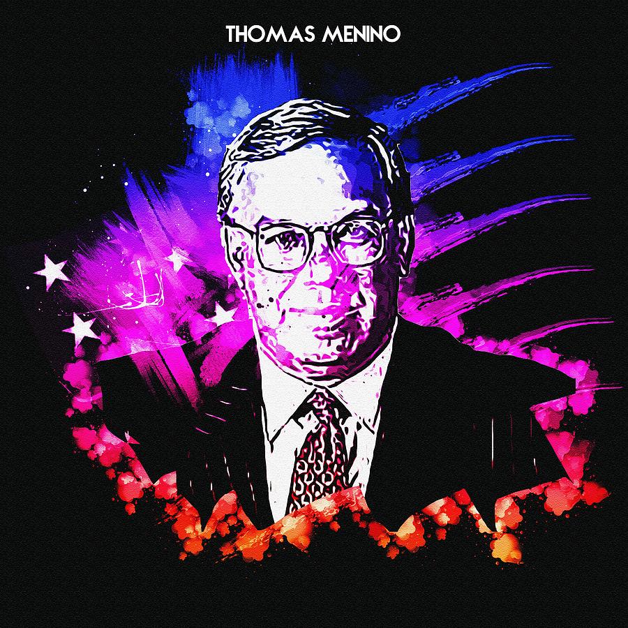 Thomas Menino Digital Art By Walter Florine Pixels